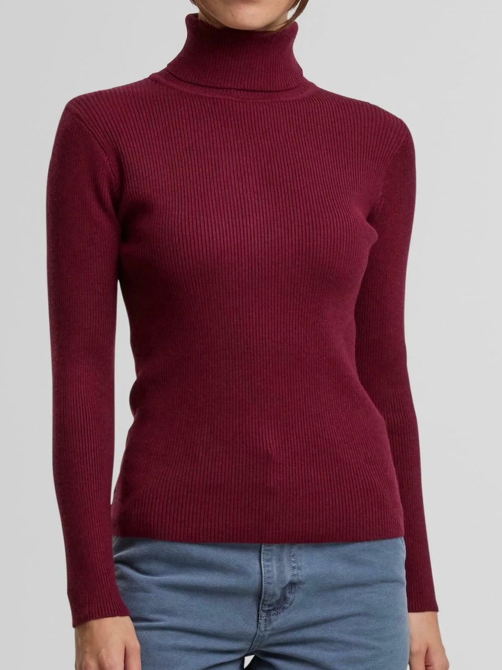 🎀3/$25🎀 Urban Heritage Burgundy Ribbed Turtleneck Sweater